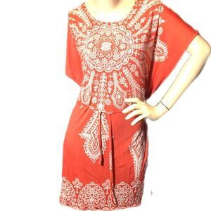 Cristinalove peachy coral mini dress